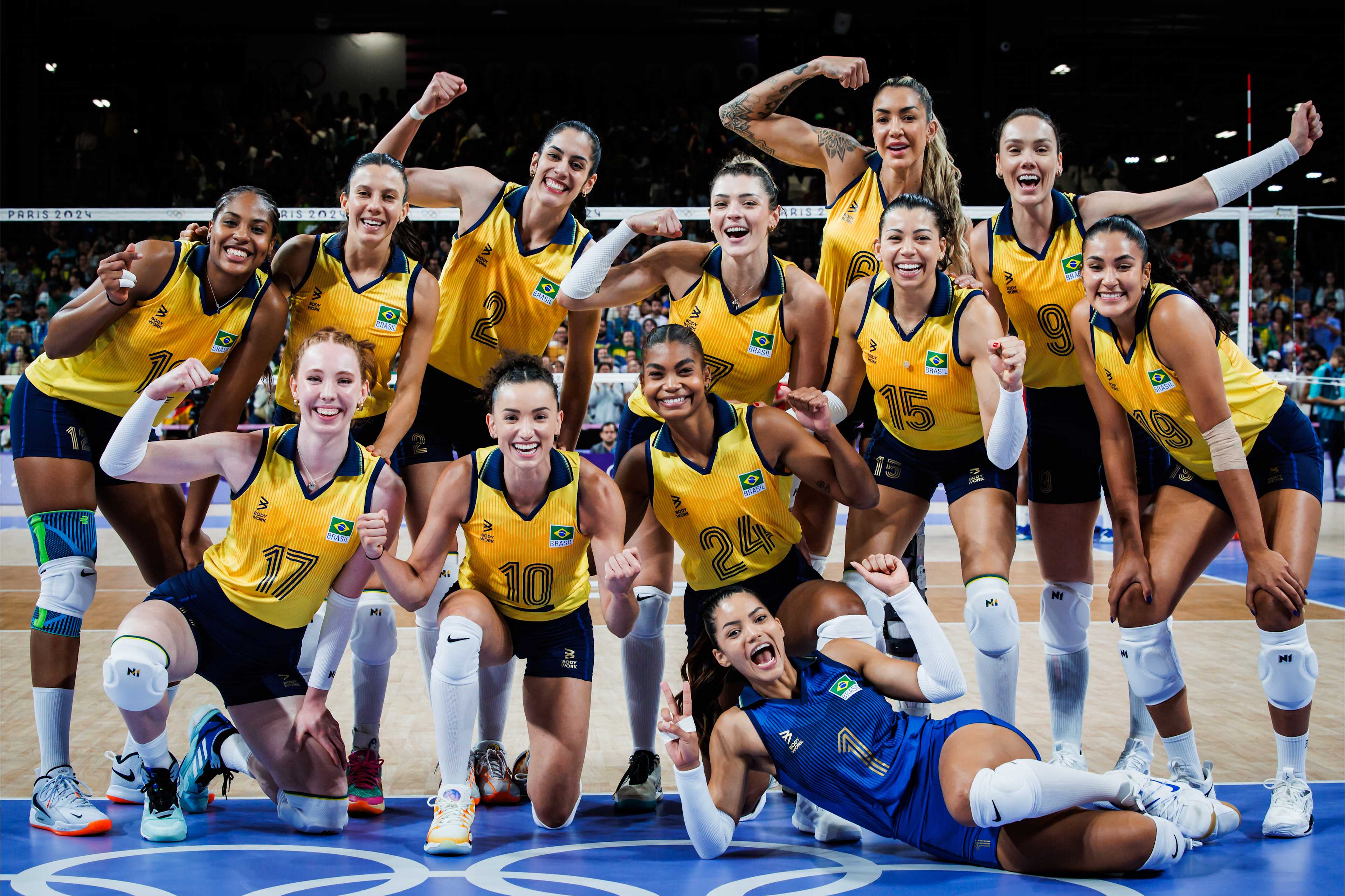 澳大利亚队在排球比赛中胜出