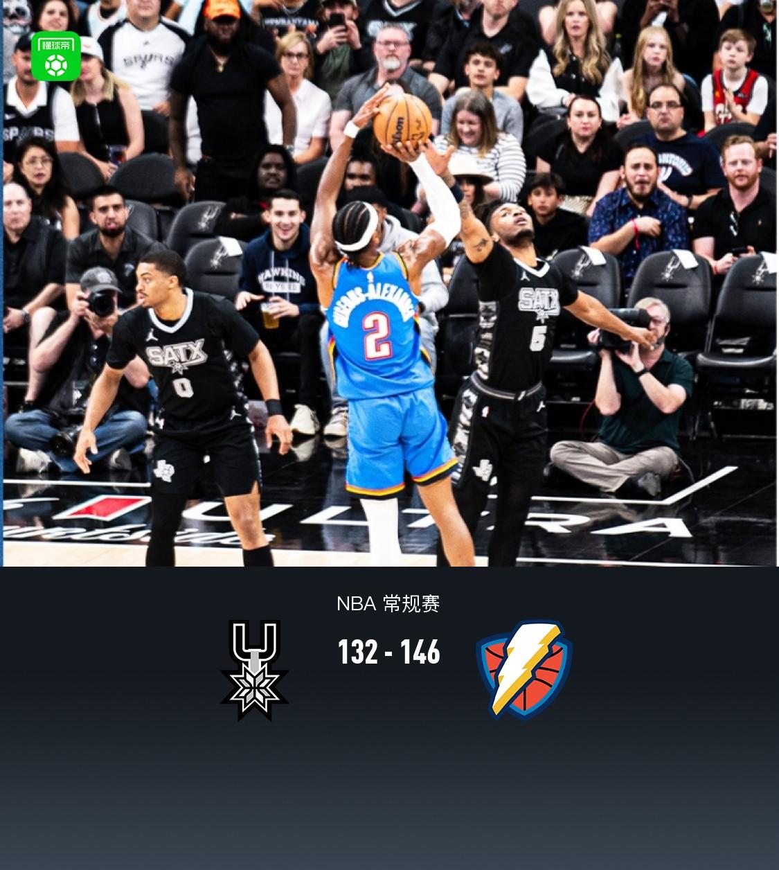 马刺队主场告捷，继续保持西部前四