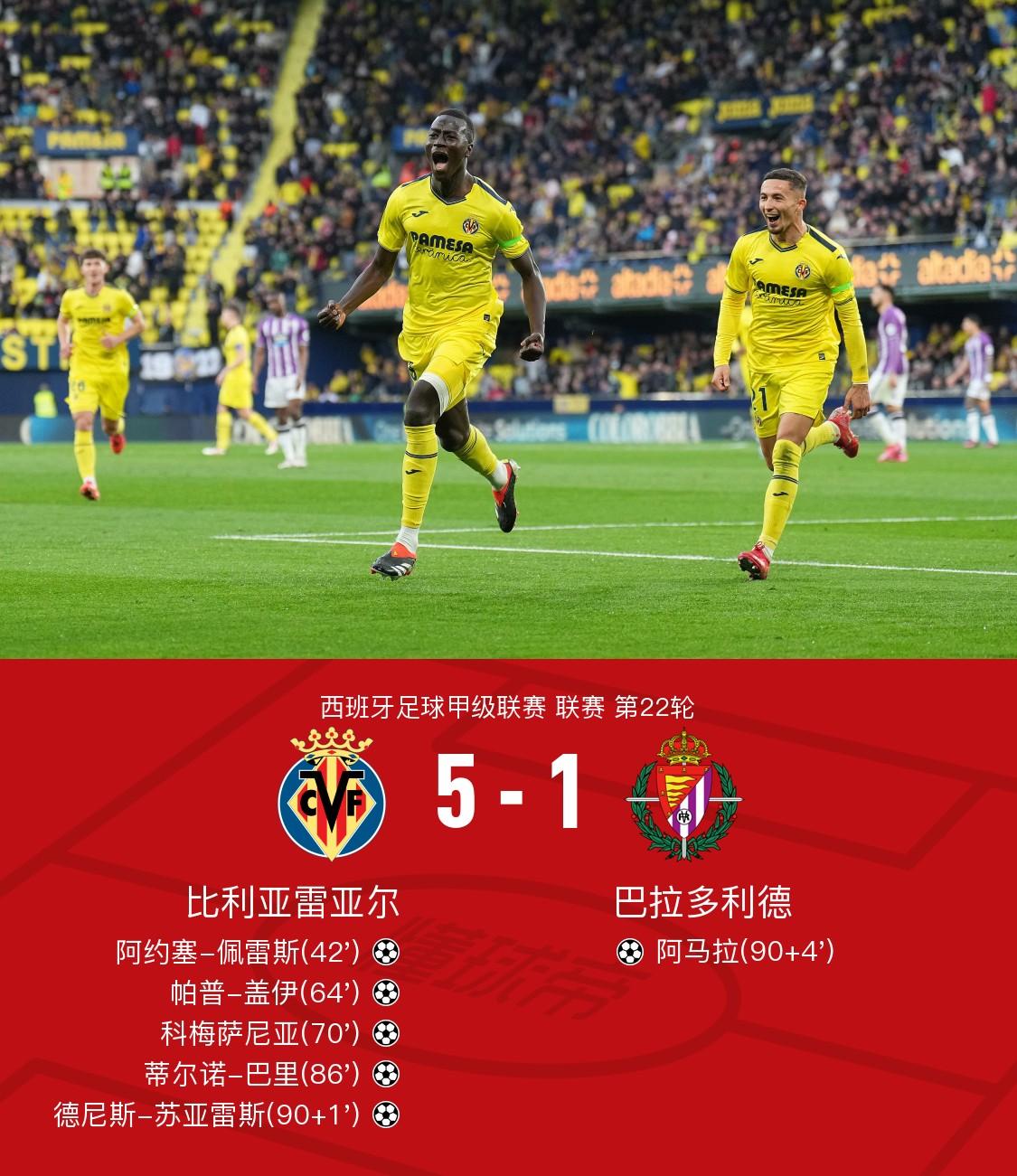 开云下载-比利亚雷亚尔客场逼平，保持中游位置