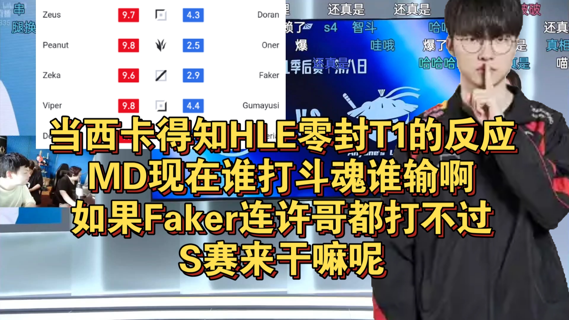 HLE绝杀MAD,Faker关键团战开团秒人强强对话入围赛,成为赛场最大亮点 HLE绝杀MAD,Faker关键团战开团秒人强强对话入围赛,成为赛场最大亮点